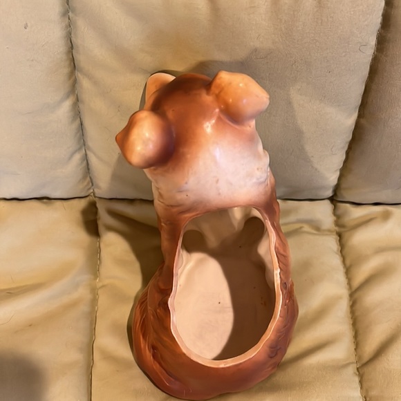 Napco Collie puppy planter 5” tall, Numbered 6717 Adorable! - Picture 8 of 9